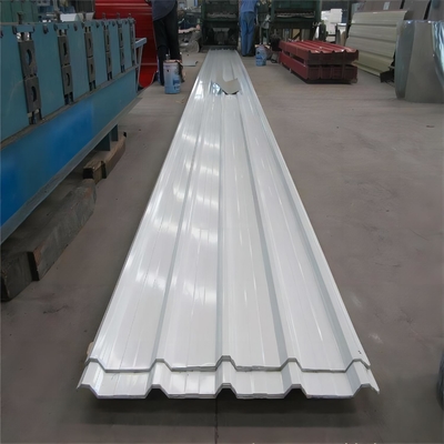 White Galvanized 0.35 Mm Roof Steel Sheet T Shape 25-205-1025mm